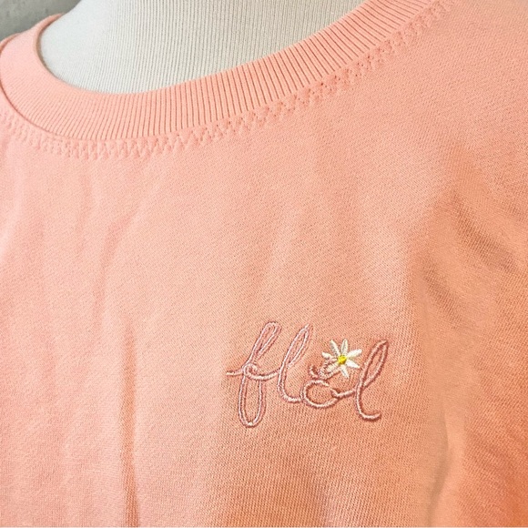 NWT For Love & Lemons Alex Daisy FL&L Oversized Sweatshirt - Picture 9 of 15